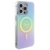 Guess GUHMP15LHITSQ iPhone 15 Pro 6.1 turkusowy/turquoise hardcase IML Iridescent MagSafe